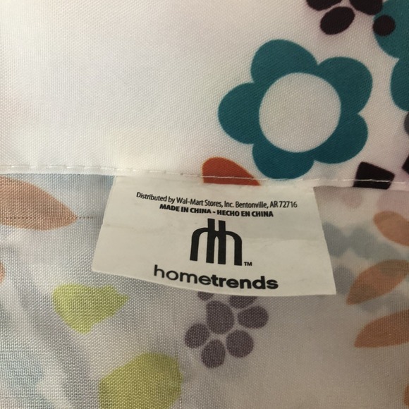 Home Trends Shower Curtain Polyester Fabric Curtain 70" X 72" -1970s Color wheel - Picture 4 of 5